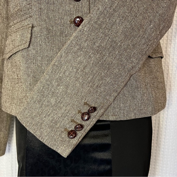 The Limited women’s brown wool jacket, size medium - Picture 7 of 9